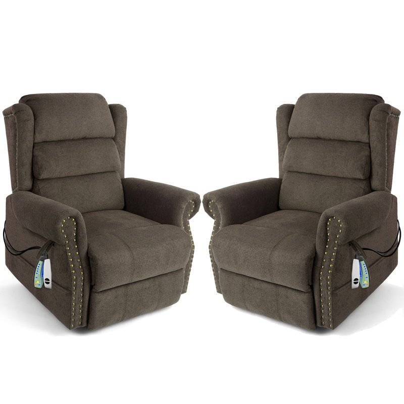 Fauteuil inclinable Dilys, Chenille brun