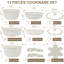 13 - Piece Aluminum Cookware Set