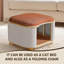 Lit et tabouret en bambou