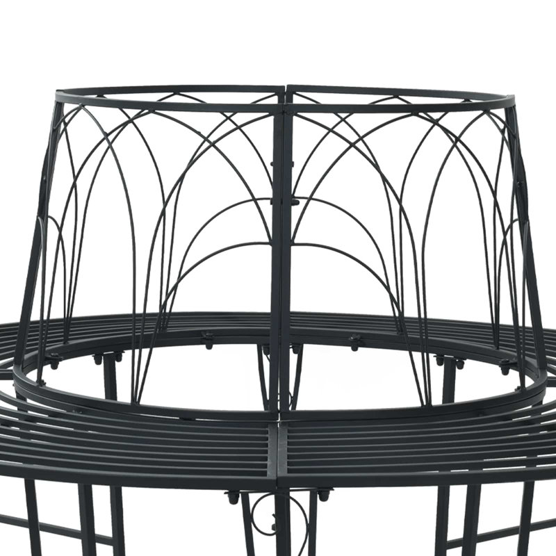 Outdoor Bench, Black