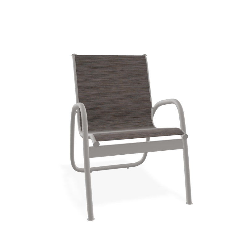 Fauteuil de patio Gardenella, Gris chaleureux texturé, James