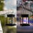 5.5 " Solar Powered Integrated LED Square / Rectangular Lantern