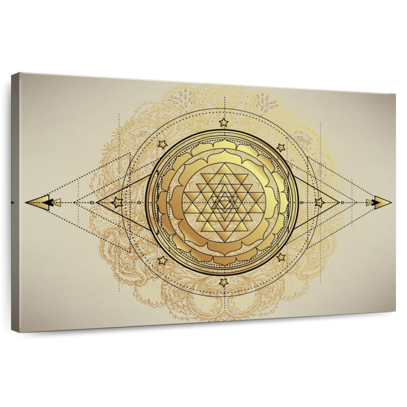 Adella sri Yantra, H 34 po x l 51 po