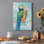 Island Parrot II - peinture sur toile tendue-1888645222
