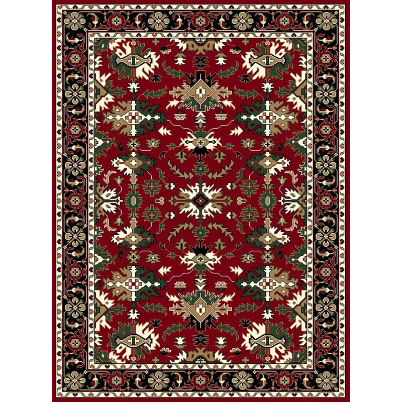 Tapis rouge/brun Igna, Rectangle 8 pi x 11 pi