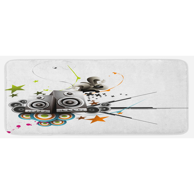 Modern & Contemporary Polyester Kitchen Mat