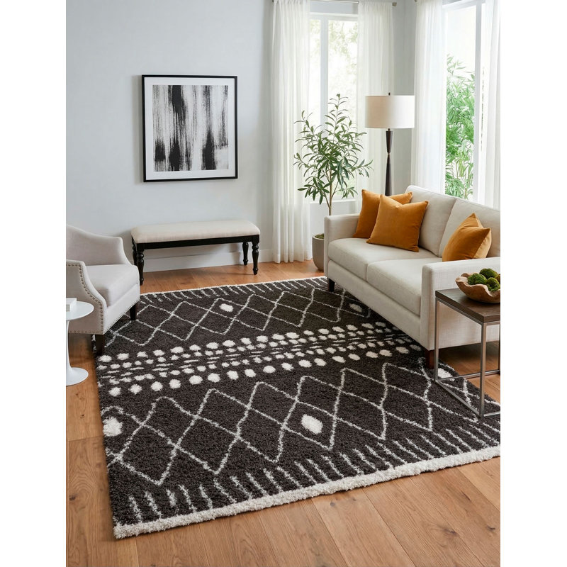 Marrakesh Moroccan Area Rug, Rectangle 5' x 7'2"