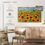 Champ de tournesols Alvord vieilli-107864872