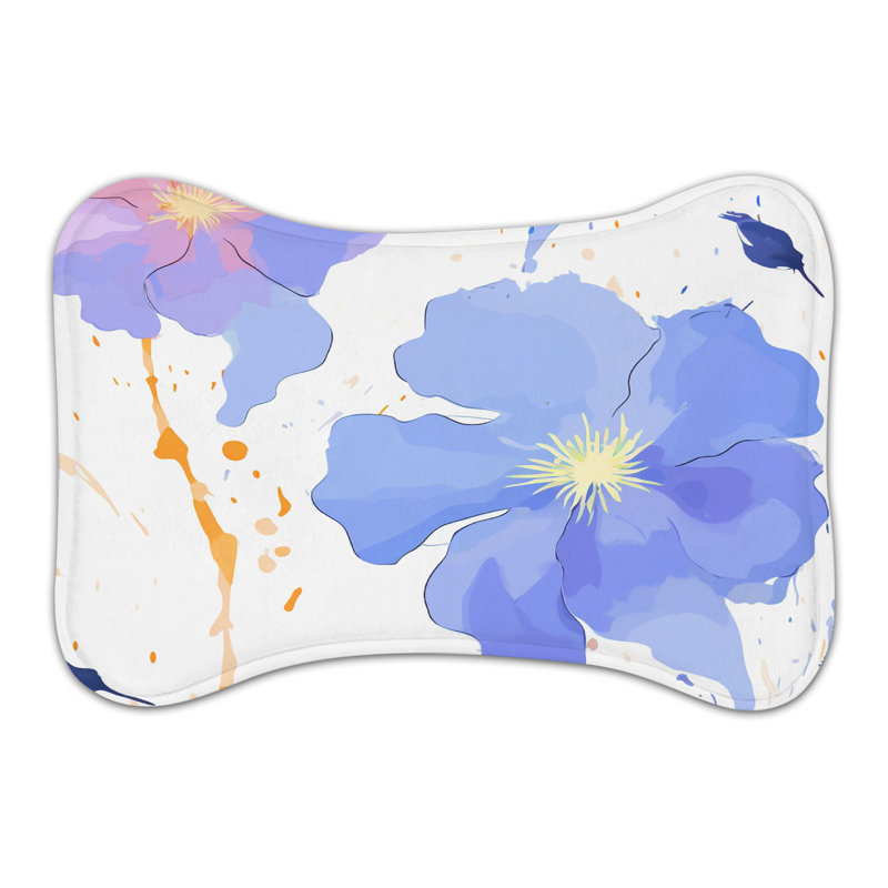 Meadow Flowers - Tapis d'alimentation en os 1 pièce, Petit (14 po)