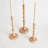 JOCELYN MARBLE TAPER HOLDERS, SET OF 3