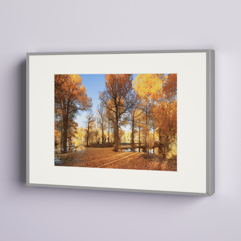 Cadre photo en métal Abraham, 5 po x 7 po, gris