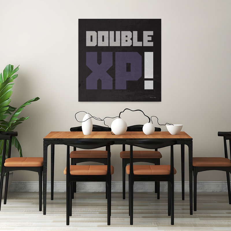 Double Xp, art contemporain abstrait, H 32 po x l 32 po