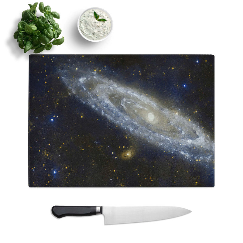 Tempered Glass out of Space Vol.6 Chopping Board, 39 cm W x 28.5 cm L