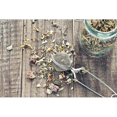Tea Leaves - Wrapped Canvas Print