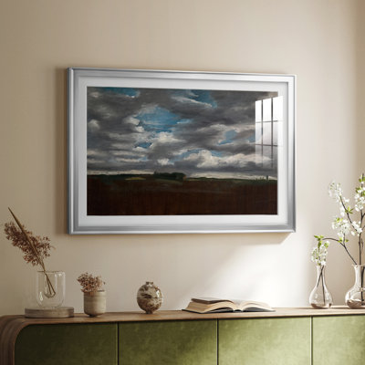 Cloud Study-John Constable-reproduction encadrée avec passe-partout et verre-c. 1821-1822