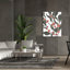  «Colorblock Berry Branch 2» par Emma Scarvey, art mural sur toile, 40 po x 54 po