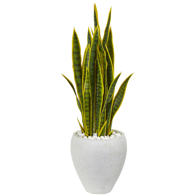 Plante de serpent artificiel 33" dans un pot de fleurs