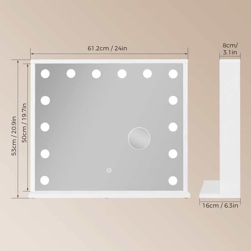 Sharyon Rectangle Floor Mirror