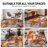 Florentia Floral Tufted Orange/Pink/Ivory Non-Slip Rubberback Area Rug-818180452