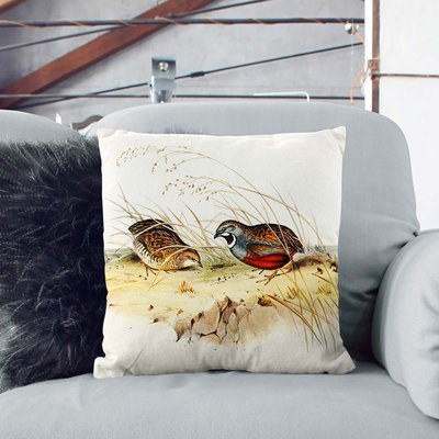 Floral Square Throw Cushion