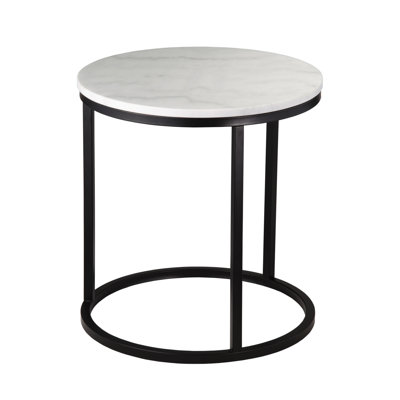 Marble Frame End Table