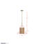 Luminaire suspendu échelle Jacob's - or français - l 8 po x H 12,5 po