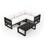 Avion 5 Piece Sectional Set - Black-1426329050-1414265629