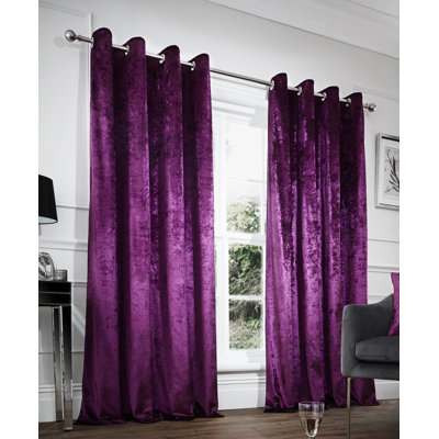  Eyelet Room Darkening Thermal Curtains