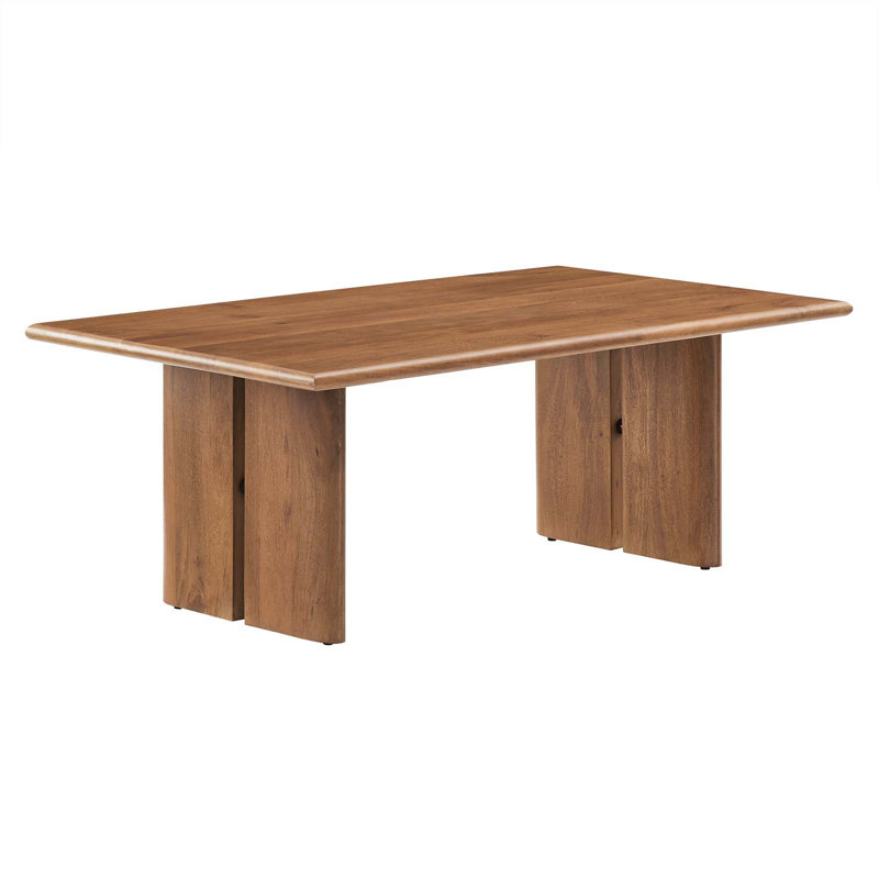 Table basse Amistad Wood par Modway, Noyer
