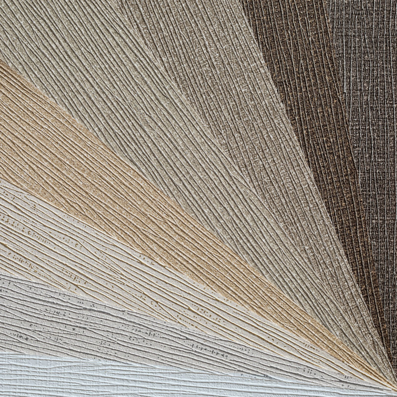 3' L x 52" W Textured Wallpaper Roll, White