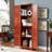 72.4 Inch Tall Storage Cabinet with 8 Doors and 4 Shelves, Ideal for Organized and Stylish Living Rooms-2085776317