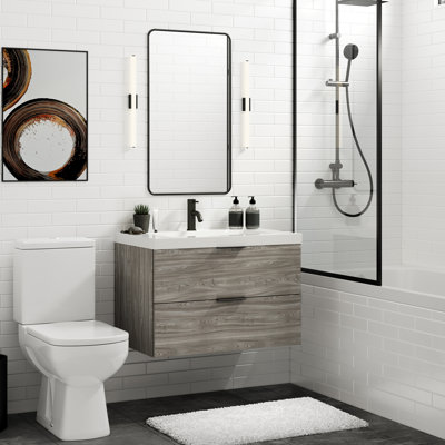 Avila 48" W Wall Mounted Single Bathroom Vanity