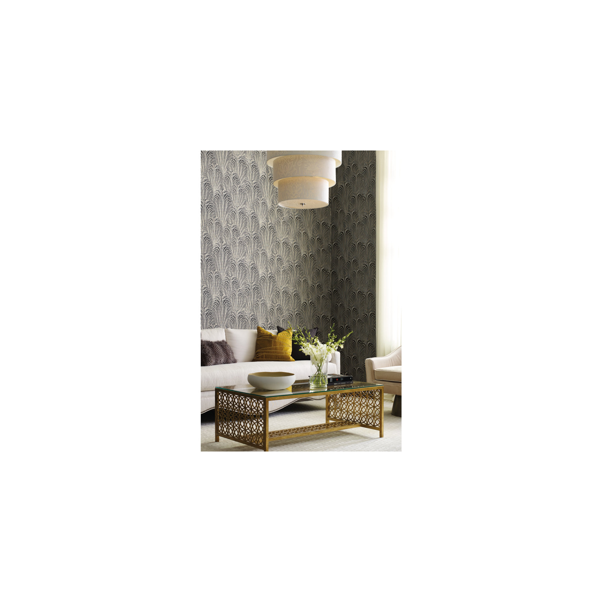 Bitner Abstract Double Roll, Black