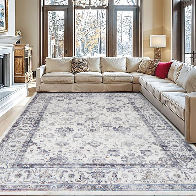 Vintage Look Shag Area Rug, Runner 60 x 220cm