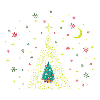 Glow Stars Non-Wall Damaging Wall Decal