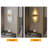 Dru Iron Flush Mounted Sconce