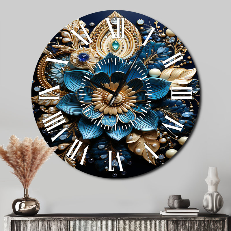 Horloge murale Hinduisim Art Sacred Om, Surdimensionné