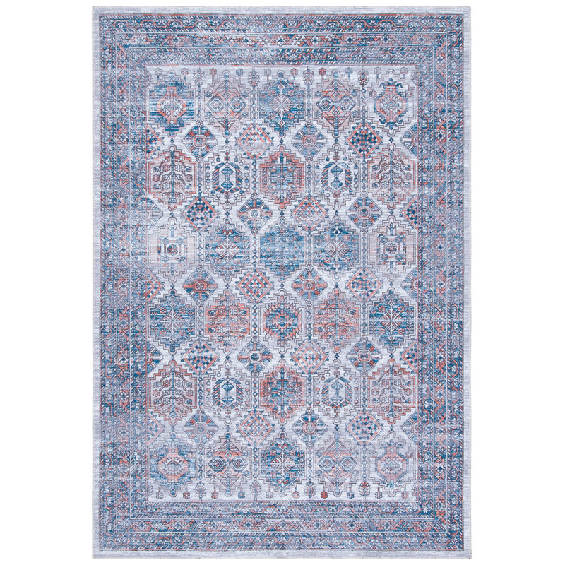 Alshawn Performance Machine Washable Oriental Rug, Rectangle 8' x 10'