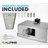 Manual Surface-Mounted  Liquid Horizontal Soap Dispenser
