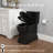 Los Flexi Glossy Black Tall Toilet, One-Piece Elongated Chair Height Toilet with Soft-Close Seat, 1.28 GPF Swirl Flush, 12" Rough-In-129051350