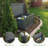 Lifetime 147.1cm W 136L Water Resistant Plastic Deck Box in Grey