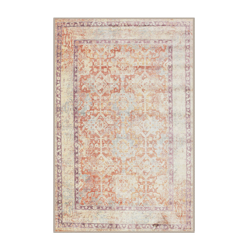 Oriental Indoor Rug, Rectangle 6' x 9'