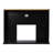 Cannet 52'' W Black Electric Fireplace