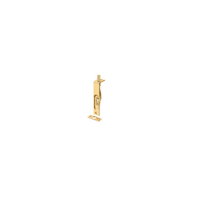Deltana 4FBSCR003 4" Flush Bolt; Heavy Duty; Lifetime Brass Finish
