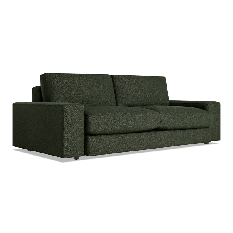 Esker Sofa, Kelso Blue 100% Polyester, 31" H x 98" W x 42" D