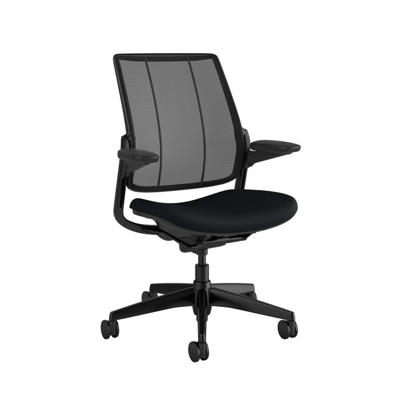Diffrient Smart Swivel Task Chair by Niels Diffrient, Black Corde 4