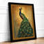Jewelled Peacock Eclectic - Framed Print-1487486065-1487486067