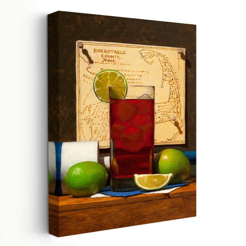 Cape Codder - Cuisine Cocktails Art, 48" H x 32" W