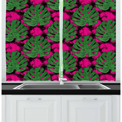 Floral Kitchen Curtain