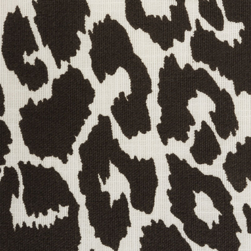 Iconic Leopard Indoor/Outdoor Fabric, Graphite